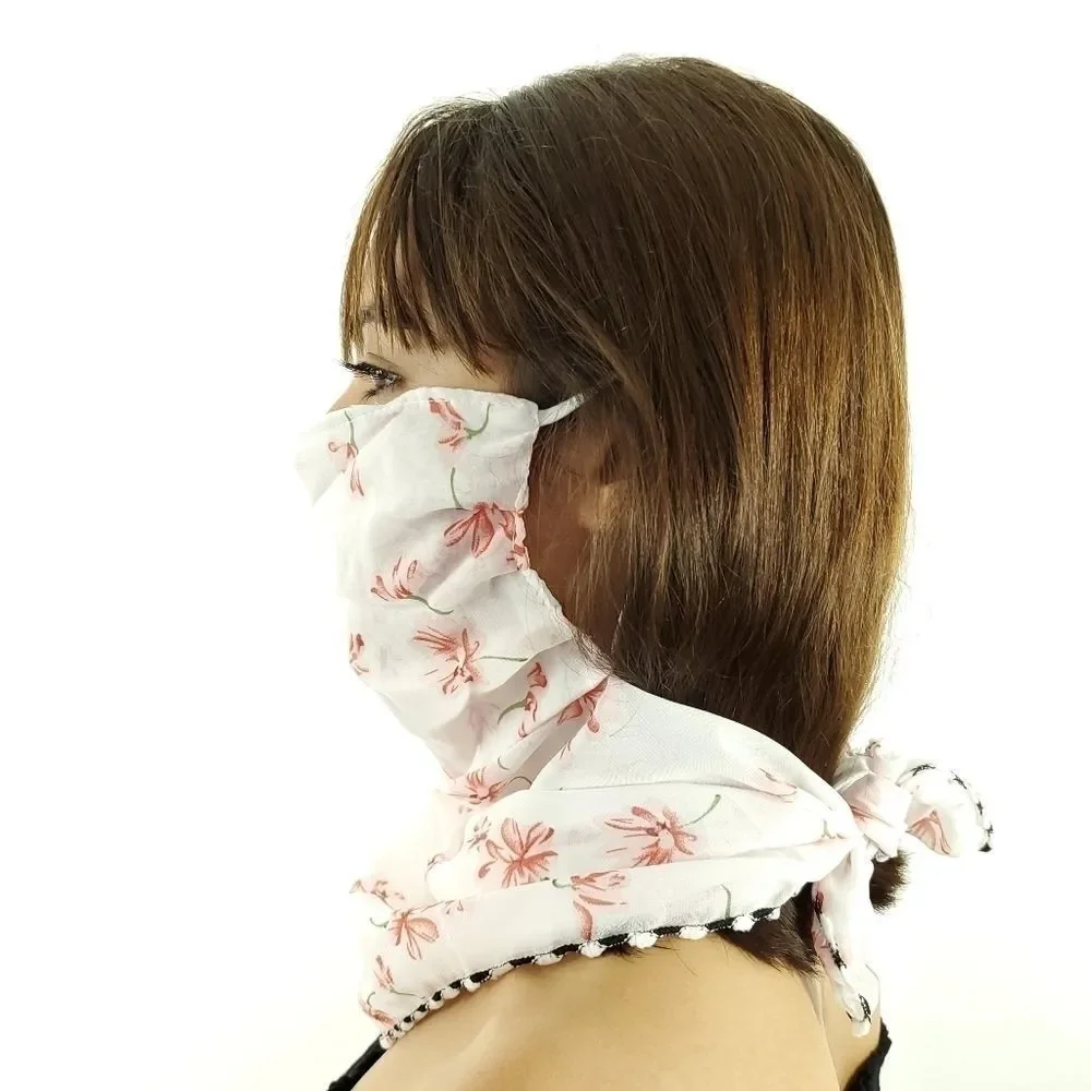 Convertible Bandana Face Mask Scarf Scarves Floral, Bundle of 36 Masks